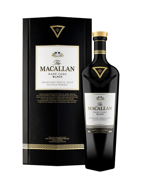 Macallan Rare Cask Black Speyside Single Malt Scotch Whisky 48% 0.7L gift pack