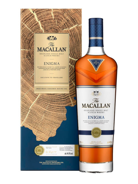 Macallan Enigma Speyside Single Malt Scotch Whisky 44.9% 0.7L gift pack