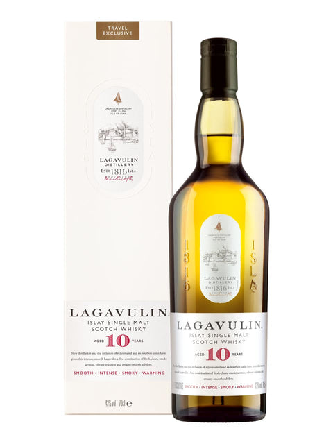 Lagavulin 10y Islay Single Malt Scotch Whisky 43% 0.7L gift pack