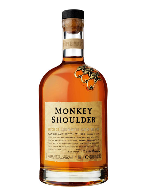 Monkey Shoulder Blended Malt Scotch Whisky 40% 1L