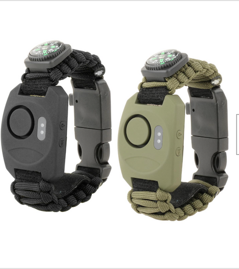 Wrist Gadget Outdoor Adventure Survival Bracelet Battery for Hiking