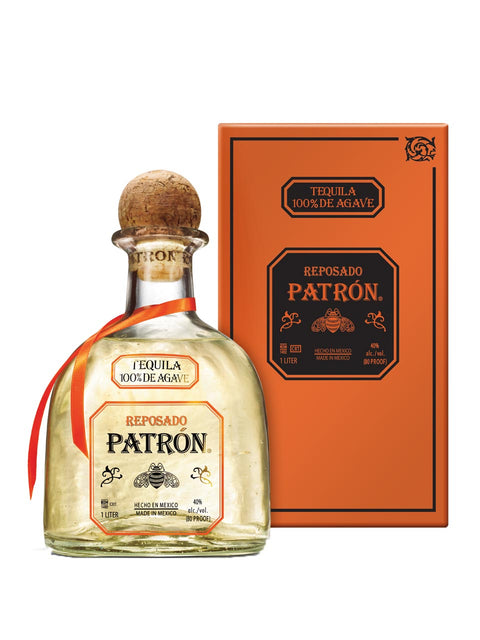 Patrón Tequila Reposado 40% 1L gift pack