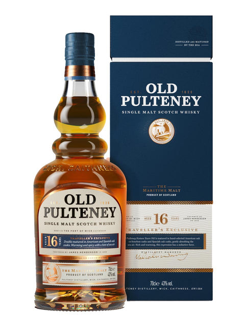 Old Pulteney 16yo Single Malt Scotch Whisky 43% 0.7L giftpack
