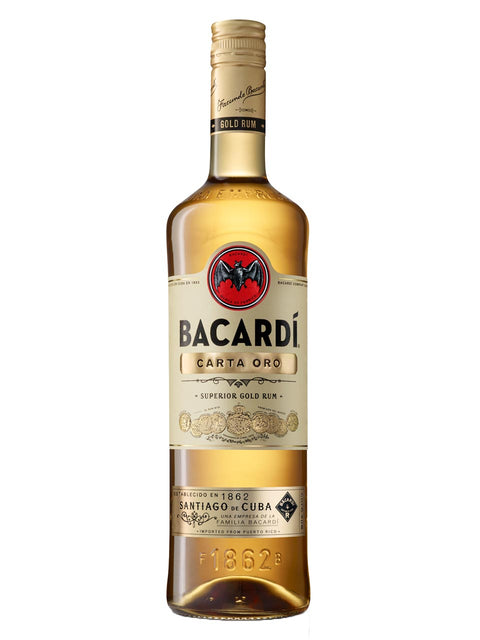 Bacardi Carta Oro Rum 40% 1L