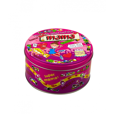 Gevulde Snoeptrommel Mama en 500 gram