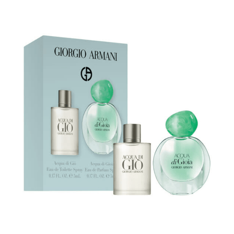 Armani His/Hers Gift Set (Acqua di Gio 5ml EDT + Acqua di Gioia 5ml EDP)