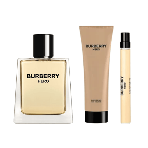Burberry Hero Men's Gift Set (100ml EDT + 75ml Shower Gel + 10ml EDT)