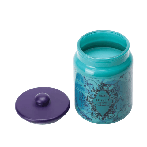 Disney Ursula Aqua Black Pearl Ceramic Candle