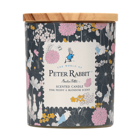 Peter Rabbit Pink Peony & Blossom Candle