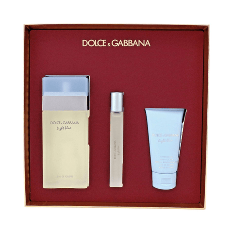 Dolce & Gabbana Light Blue Eau de Toilette Women's Gift Set (100ml + 50ml Body Cream + 10ml)