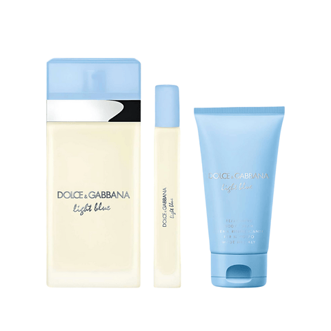 Dolce & Gabbana Light Blue Eau de Toilette Women's Gift Set (100ml + 50ml Body Cream + 10ml)