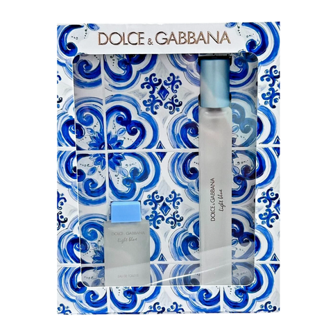 Dolce & Gabbana Light Blue Eau de Toilette Women's Perfume Gift Set (10ml Spray + 4.5ml Splash)