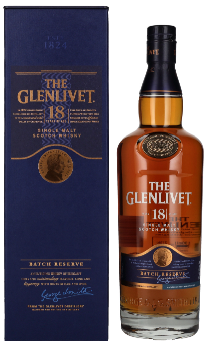 The Glenlivet batch reserve 18yo gift box