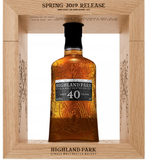 Highland park single malt gift box spring 40yo release 2019