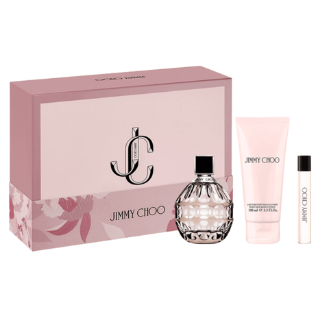 Jimmy Choo Women's Perfume Gift Set (100ml EDP + 100ml Body Lotion + 7.5ml EDP)