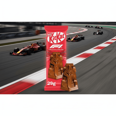 KitKat Formula 1 (F1) Chocolate Car Figure BULK BOX (30x29g)