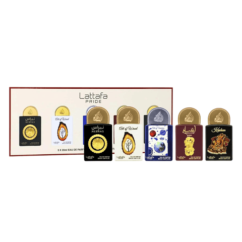 Lattafa Pride Collection No. 3 Eau de Parfum Unisex Fragrance Gift Set (5 x 20ml)