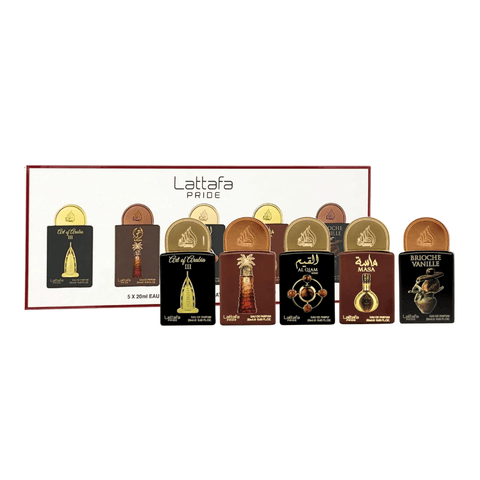 Lattafa Pride Collection No. 4 Eau de Parfum Unisex Fragrance Gift Set (5 x 20ml)