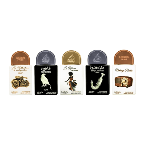 Lattafa Pride Collection No. 5 Eau de Parfum Unisex Fragrance Gift Set (5 x 20ml)