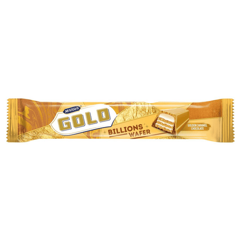 McVitie's GOLD BILLIONS WAFER Chocolate Bar 39g