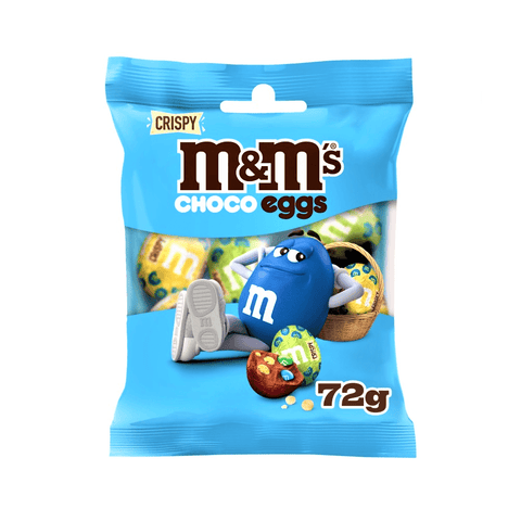 M&M's Crispy Milk Chocolate Chocolate Easter Mini Eggs Bag 72g