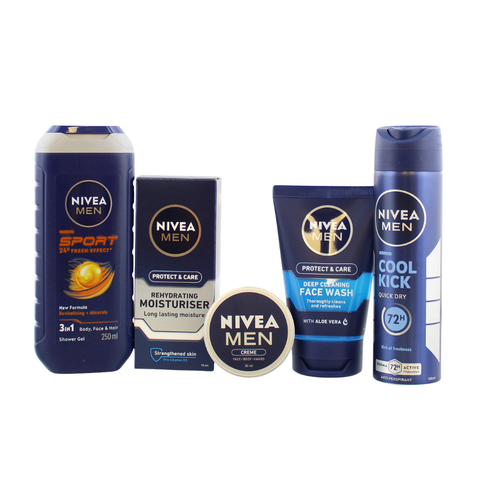 Nivea Men Take Full Control Men's Skincare 5pc Gift Set