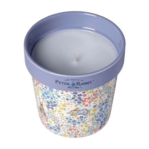 Peter Rabbit Forget Me Not Plant Pot Candle