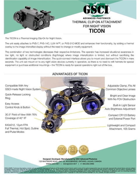 GSCI Ticon Thermal Clip On