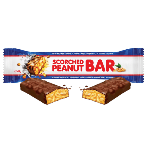 SCORCHED PEANUT BRITTLE (AUSTRALIAN) Milk Chocolate Bar 45g