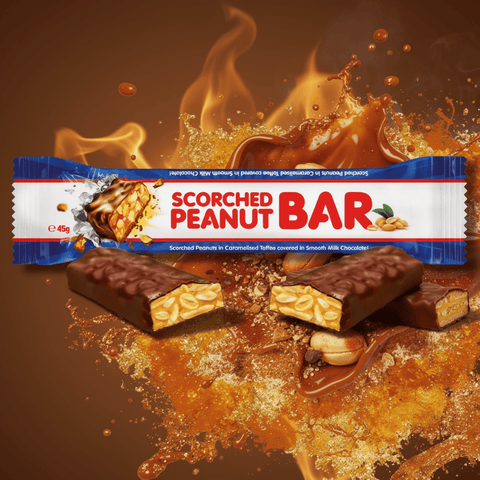 SCORCHED PEANUT BRITTLE (AUSTRALIAN) Milk Chocolate Bar 45g