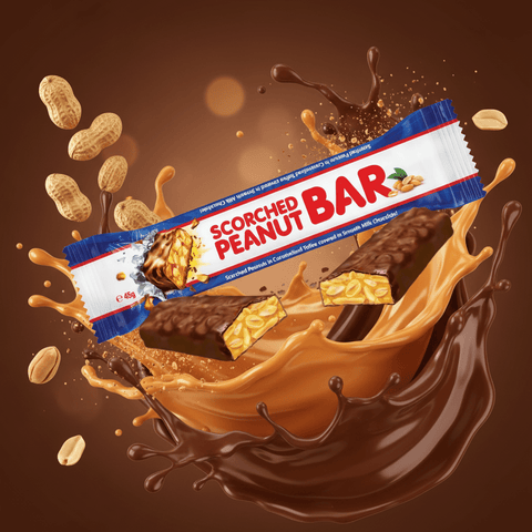 SCORCHED PEANUT BRITTLE (AUSTRALIAN) Milk Chocolate Bar 45g