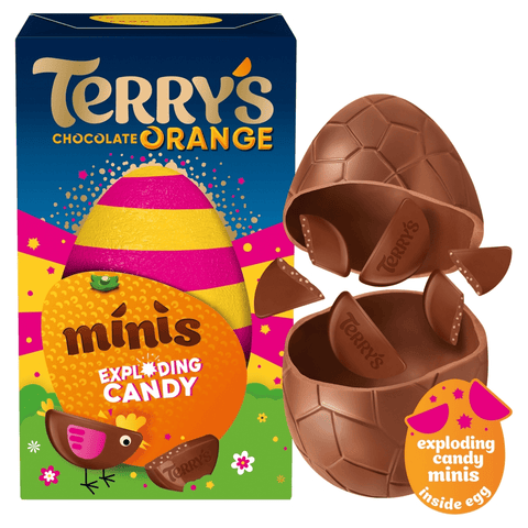 Terry's Chocolate Orange Exploding Candy Minis Easter Egg 91g