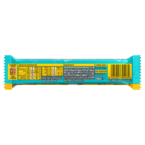Yorkie Salted Caramel Pretzel Milk Chocolate DUO Bar 66g